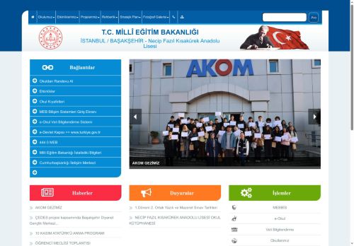 Necip Fazıl Kısakürek Anadolu Lisesi - İSTANBUL / BAŞAKŞEHİR