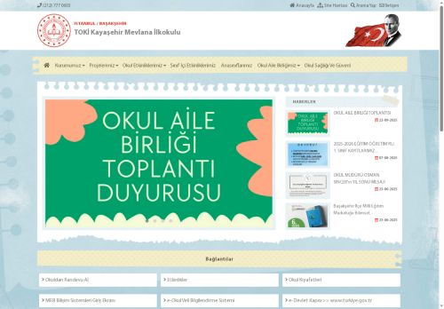 TOKİ Kayaşehir Mevlana İlkokulu - İSTANBUL / BAŞAKŞEHİR