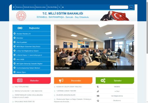 Soy Ortaokulu - İSTANBUL / BAYRAMPAŞA - Sancak