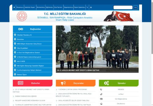 Rıfat Canayakın Anadolu İmam Hatip Lisesi - İSTANBUL / BAYRAMPAŞA