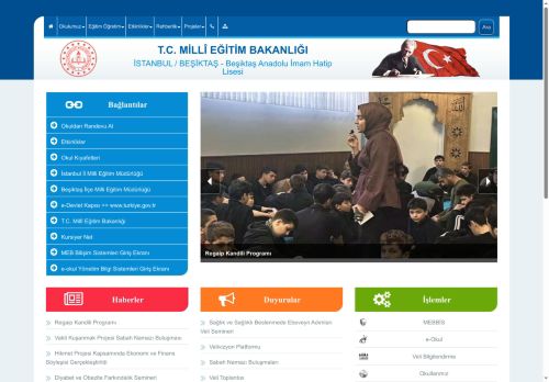 Beşiktaş Anadolu İmam Hatip Lisesi - İSTANBUL / BEŞİKTAŞ