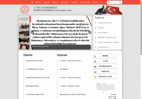 Tuna Anadolu Lisesi - İSTANBUL / BAYRAMPAŞA