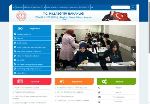 Beşiktaş Sakıp Sabancı Anadolu Lisesi - İSTANBUL / BEŞİKTAŞ