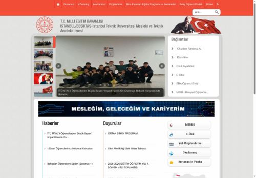 İstanbul Teknik Üniversitesi Mesleki ve Teknik Anadolu Lisesi - İSTANBUL / BEŞİKTAŞ