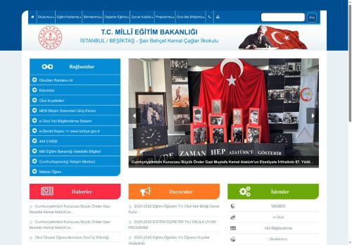 Şair Behçet Kemal Çağlar İlkokulu - İSTANBUL / BEŞİKTAŞ