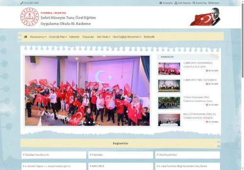 Şehit Hüseyin Tunç Özel Eğitim Uygulama Okulu III. Kademe - İSTANBUL / BEŞİKTAŞ