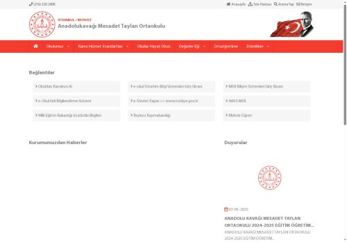 Anadolukavağı Mesadet Taylan Ortaokulu - İSTANBUL / BEYKOZ