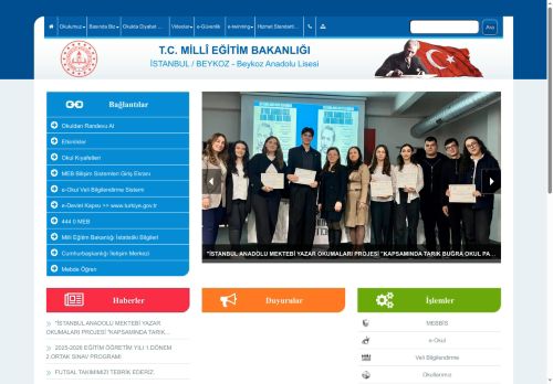 Beykoz Anadolu Lisesi - İSTANBUL / BEYKOZ