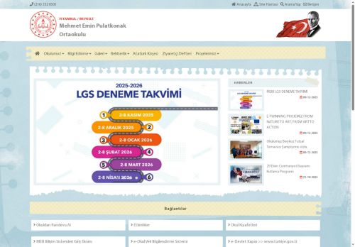 Mehmet Emin Pulatkonak Ortaokulu - İSTANBUL / BEYKOZ