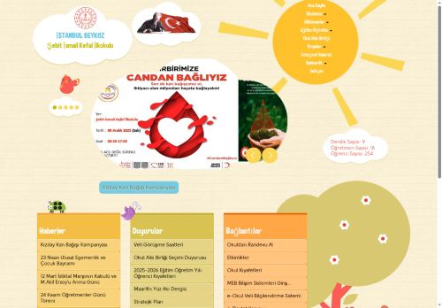 Şehit İsmail Kefal İlkokulu - İSTANBUL / BEYKOZ