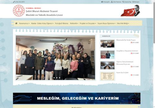 Şehit Murat Akdemir Ticaret Mesleki ve Teknik Anadolu Lisesi - İSTANBUL / BEYKOZ