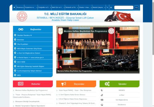 Gürpınar İsmail Lütfi Çakan Anadolu İmam Hatip Lisesi - İSTANBUL / BEYLİKDÜZÜ