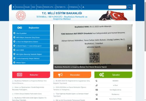 Beylikdüzü Rehberlik ve Araştırma Merkezi - İSTANBUL / BEYLİKDÜZÜ