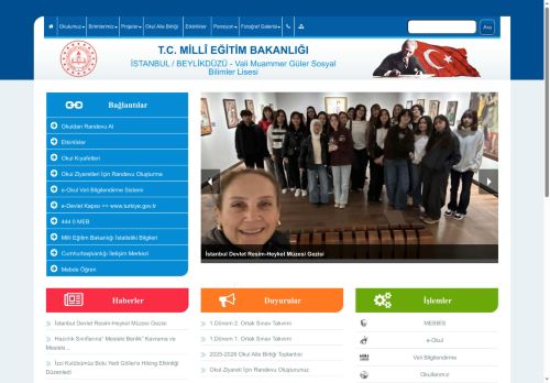 Vali Muammer Güler Sosyal Bilimler Lisesi - İSTANBUL / BEYLİKDÜZÜ