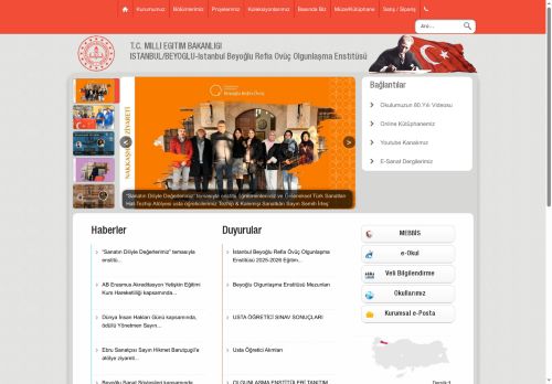 İstanbul Beyoğlu Refia Övüç Olgunlaşma Enstitüsü - İSTANBUL / BEYOĞLU