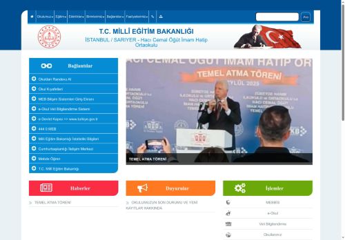 Hacı Cemal Öğüt İmam Hatip Ortaokulu - İSTANBUL / SARIYER