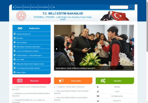 Lütfi Doğan Kız Anadolu İmam Hatip Lisesi - İSTANBUL / PENDİK