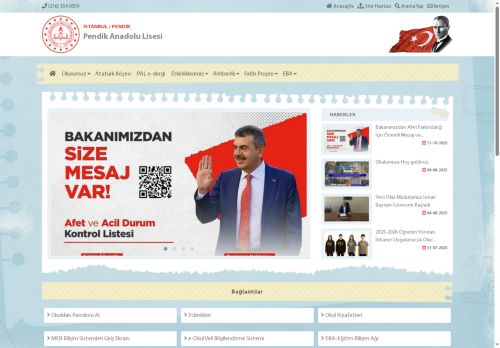 Pendik Anadolu Lisesi - İSTANBUL / PENDİK