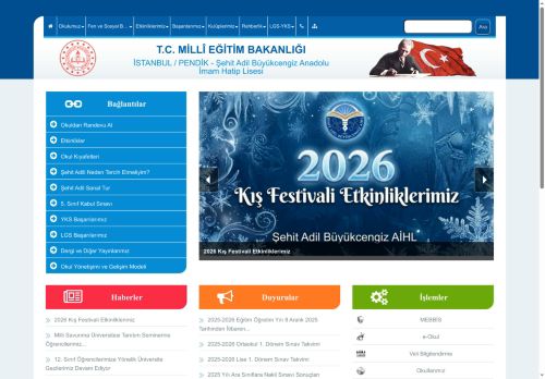 Şehit Adil Büyükcengiz Anadolu İmam Hatip Lisesi - İSTANBUL / PENDİK