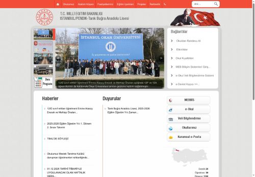 Tarık Buğra Anadolu Lisesi - İSTANBUL / PENDİK
