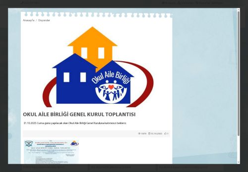 Mustafa Karaşahin İlkokulu - İSTANBUL / SANCAKTEPE