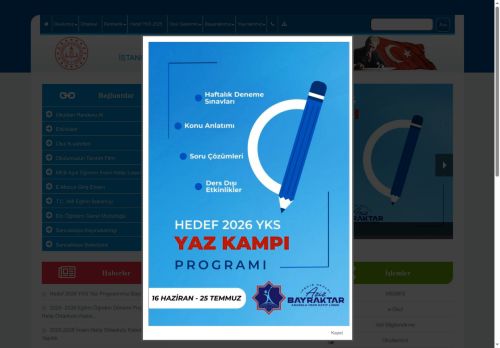 Sancaktepe Aziz Bayraktar Anadolu İmam Hatip Lisesi - İSTANBUL / SANCAKTEPE