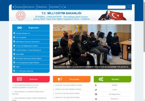 Sancaktepe Şehit Uzman Çavuş Selim Topal Özel Eğitim Uygulama Okulu I. Kademe - İSTANBUL / SANCAKTEPE