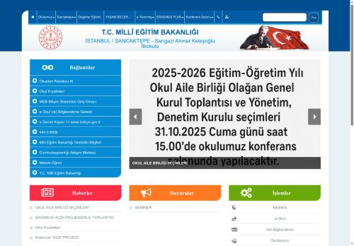 Sarıgazi Ahmet Keleşoğlu İlkokulu - İSTANBUL / SANCAKTEPE