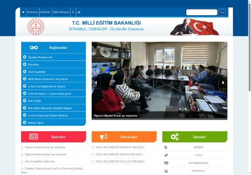 Öz-De-Bir Ortaokulu - İSTANBUL / ESENLER