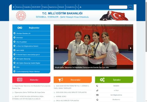 Şehit Hüseyin Kısa Ortaokulu - İSTANBUL / ESENLER