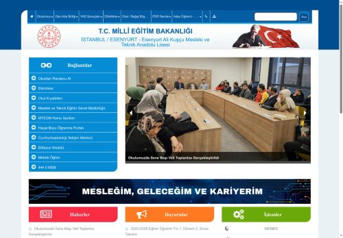 Esenyurt Ali Kuşçu Mesleki ve Teknik Anadolu Lisesi - İSTANBUL / ESENYURT