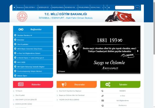 Halil Fahri Orman İlkokulu - İSTANBUL / ESENYURT