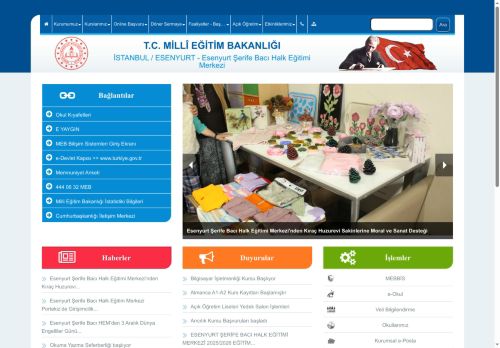 Esenyurt Şerife Bacı Halk Eğitimi Merkezi - İSTANBUL / ESENYURT