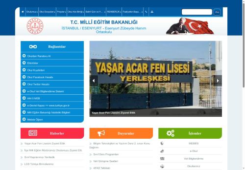 Esenyurt Zübeyde Hanım Ortaokulu - İSTANBUL / ESENYURT