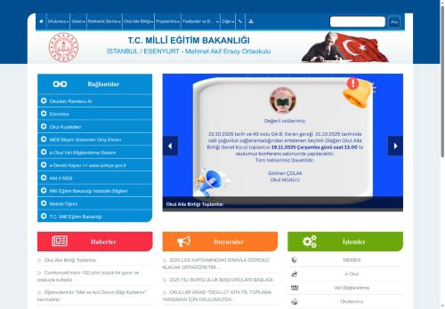 Mehmet Akif Ersoy Ortaokulu - İSTANBUL / ESENYURT