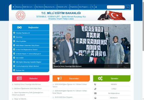 Şehit Ahmet Kocabay Kız Anadolu İmam Hatip Lisesi - İSTANBUL / ESENYURT