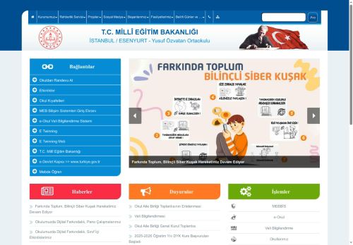 Yusuf Özvatan Ortaokulu - İSTANBUL / ESENYURT