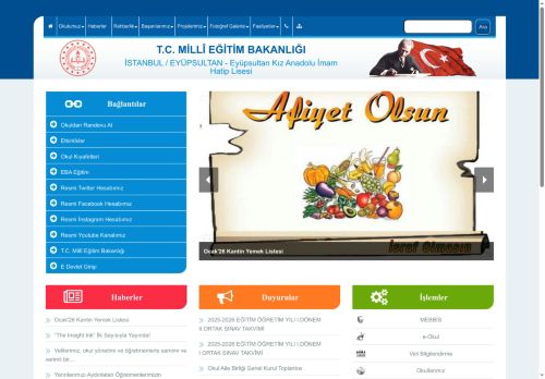 Eyüpsultan Kız Anadolu İmam Hatip Lisesi - İSTANBUL / EYÜPSULTAN