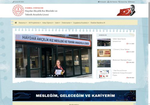 Haydar Akçelik Kız Mesleki ve Teknik Anadolu Lisesi - İSTANBUL / EYÜPSULTAN