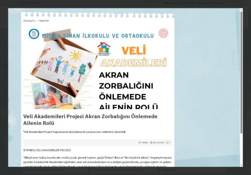 MİMAR SİNAN ORTAOKULU - İSTANBUL / EYÜPSULTAN