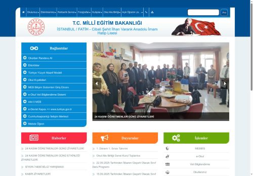 Cibali Şehit İlhan Varank Anadolu İmam Hatip Lisesi - İSTANBUL / FATİH