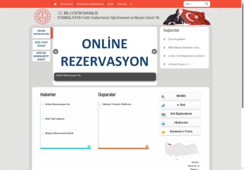 Fatih Cankurtaran Öğretmenevi ve Akşam Sanat Ok - İSTANBUL / FATİH