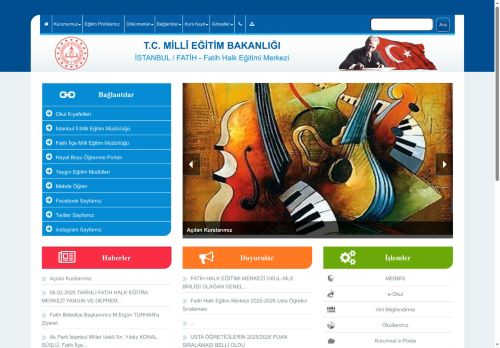 Fatih Halk Eğitimi Merkezi - İSTANBUL / FATİH