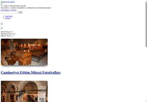 İSTANBUL CUMHURİYET EĞİTİM MÜZESİ - İSTANBUL / FATİH