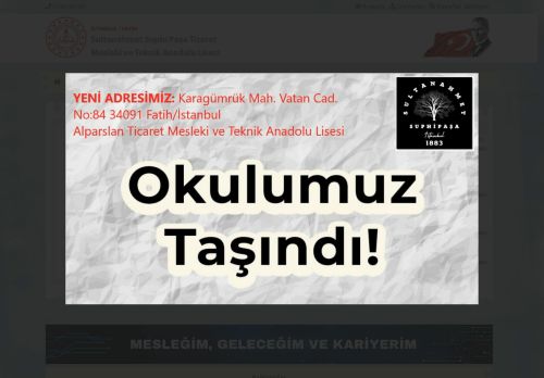 Sultanahmet Suphi Paşa Ticaret Mesleki ve Teknik Anadolu Lisesi - İSTANBUL / FATİH