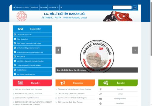 Yedikule Anadolu Lisesi - İSTANBUL / FATİH