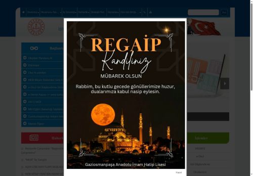 Gaziosmanpaşa Anadolu İmam Hatip Lisesi - İSTANBUL / GAZİOSMANPAŞA