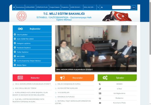 Gaziosmanpaşa Halk Eğitimi Merkezi - İSTANBUL / GAZİOSMANPAŞA