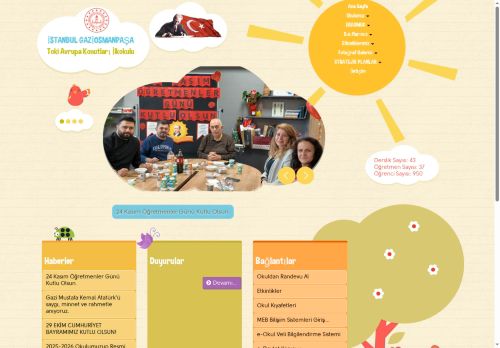 Toki Avrupa Konutları İlkokulu - İSTANBUL / GAZİOSMANPAŞA