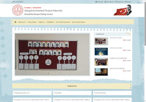 Güngören İstanbul Ticaret Odası Kız Anadolu İmam Hatip Lisesi - İSTANBUL / GÜNGÖREN